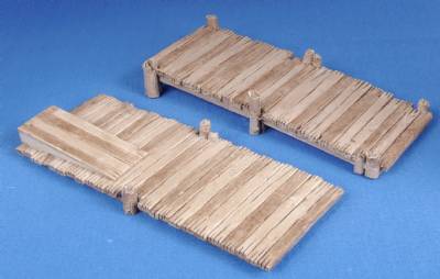 Rising wooden Jetties (2)(painted)